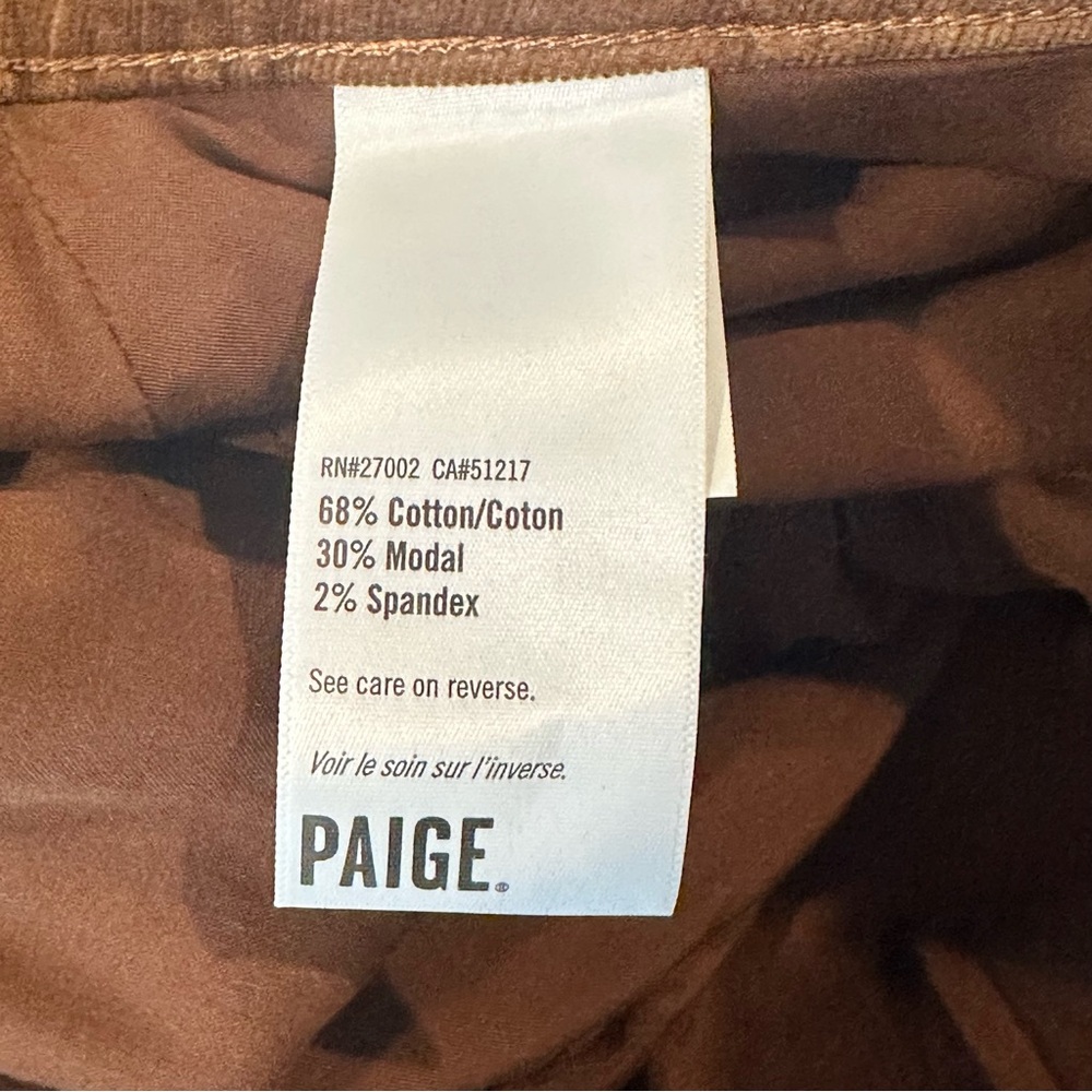 Paige Meadow Brown Corduroy Midi Pencil Skirt | Size 4 - Picture 9 of 9